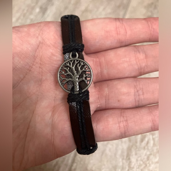 Other - Leather tree of life bracelet
